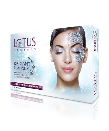 Lotus Herbal Radiant Platinum Cellular Anti-Aging 4 Facial Kit