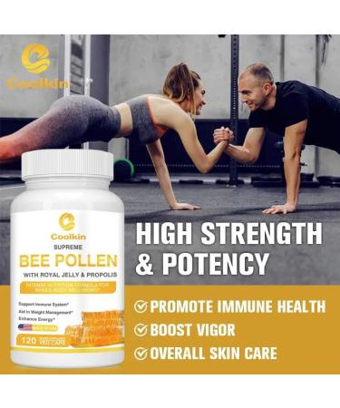 Bee Pollen - Royal Jelly Propolis - Skin Health Immune Support Anti Oxidation - Buy Online on GoSupps.com
