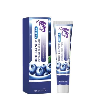 KLYso Blueberry Whitening Toothpaste - Freshen Breath Protect Gums and Remove Stains(1PCS)