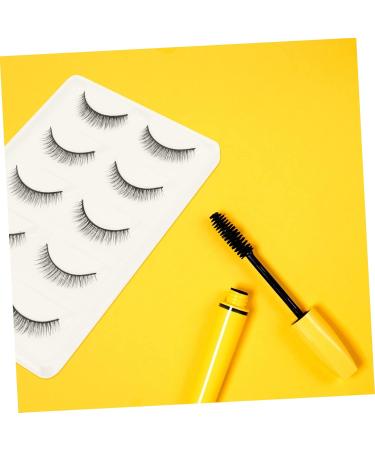 minkissy 5 Pairs Short False Eyelashes Lashes Eyelashes Extension 3d Synthetic Eyelashes Fluffy Volume Lashes Stage Eyelash Fake Lashes Thick Eyelash Black Artificial Fiber Extend Slim - Buy Online on GoSupps.com