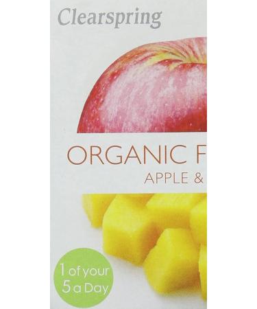 Clearspring Organic Fruit Pur e - Apple & Mango - Buy Online on GoSupps.com