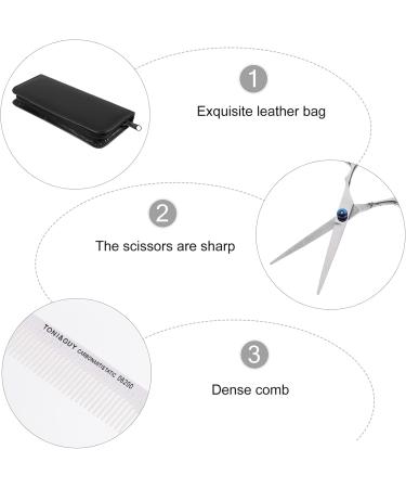Mikinona 1 Set Hair Scissors Thinning Shear Hair Trimming Scissor Hair Clippers Kit Thinning Hair Tool Hair Cutting Tool Kit Hair Salon Kit Haircut Scissors Teeth Scissor Plastic - Buy Online on GoSupps.com