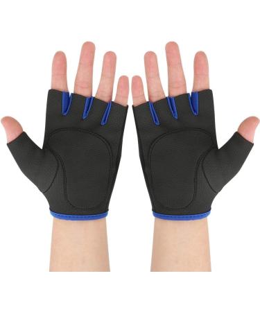 Demeras Unisex Outdoor Weight Lifting Gloves - Anti-Slip Breathable Fitness Gloves for Cycling and Sports Protection (Blue Black M) - Buy Online on GoSupps.com