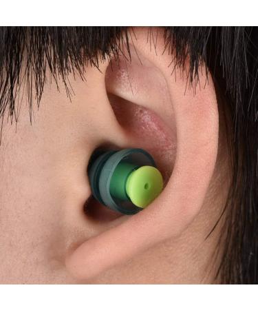 Dual Color Noise Canceling Earplugs - Silicone Earplugs for Sleep Study and Travel | Best for Airplane Noise Reduction - Buy Online on GoSupps.com