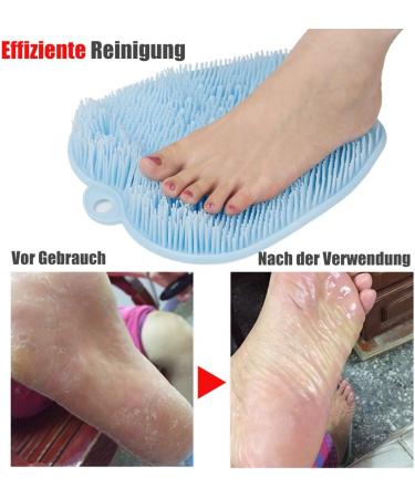 Scrubber Szczotka do St p - Masa Odpr enie i Peeling | Mata Acupresurowa z Przyssawkami - Idealna do Prysznic w (26 x 24 cm) - Mi dzynarodowa Wysy ka - Buy Online on GoSupps.com
