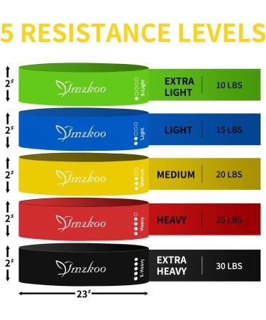 Premium Resistance Bands Set for Home Fitness | Loop Exercise Bands for Strength Training & Physical Therapy - Ideal for Men & Women - Buy Online on GoSupps.com