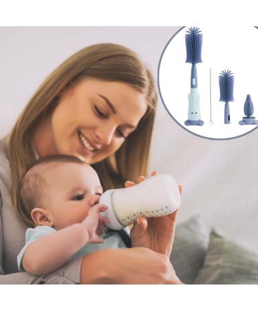 Bottle and Teat Cleaning Brush - Multi-Purpose Cleaner for Water Bottles, Thermoses, Glasses, Cups, Wine Glass, and Food Jars - Buy Online on GoSupps.com