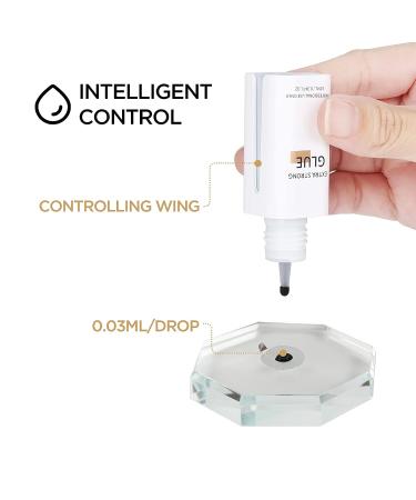 LASHVIEW Eyelash Extension Glue - Precise Drop Technology, 1 Sec Dry Time, 10ml - Buy Online on GoSupps.com