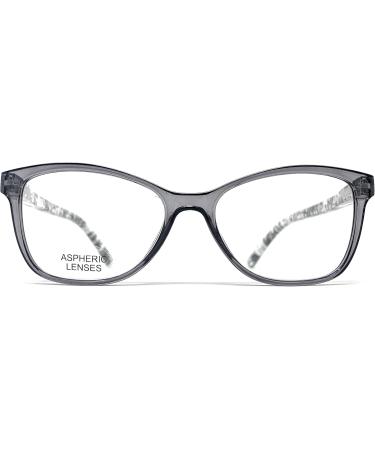 Venice ELIZABETH Women's Reading Glasses - High-Quality Modern Vintage +1.0 to +3.5 - Stylish Grey Frames - Buy Online on GoSupps.com