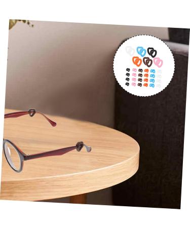 Healeeved 30 Pairs Heart-Shaped Silicone Glasses Holders | Ear Hook & Pipe Organizer - Buy Online on GoSupps.com
