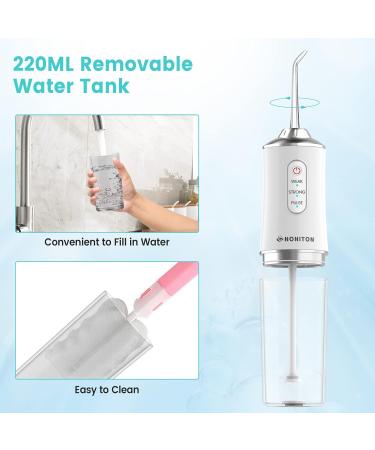 Water Flosser for Teeth - Cordless Dental Oral Irrigator with DIY Mode & 4 Jet Tips | IPX7 Waterproof Portable & Rechargeable - Perfect for Home & Travel | Yellow - Buy Online on GoSupps.com