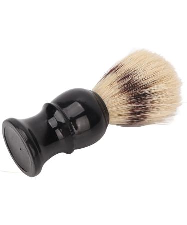 Deosdum Portable Beard Brush for Men - Black Curved Handle Foaming Cleaning Brush for Home & Travel - Buy Online on GoSupps.com