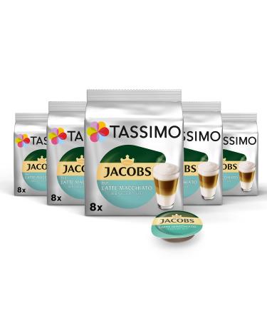 Buy Tassimo Capsules Morning Caf & Latte Macchiato - 105 Coffee Capsules Bundle | International Shipping Available - Buy Online on GoSupps.com