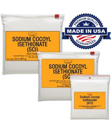 Sodium Cocoyl Isethionate Powder - 200g Foaming Surfactant for Shampoo Bars Bath Bombs & Bubbly Products - Eco-Friendly - International Shipping Available - Buy Online on GoSupps.com