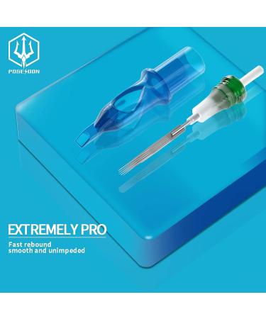 POSEIDON V3 Tattoo Cartridge Needles 30PCS Mixed Sizes 5RL, 7RL, 5RM, 7RM, 5M1, 7M1 - Disposable Steriled Safety Cartridges with Membrane - 30pcs #12 Standard - Buy Online on GoSupps.com