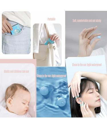 6Pairs Ear Plugs Reusable Silicone Earplugs Waterproof Swimming Earplugs Noise Cancelling Ear Plugs for Adults Kids Ear Plugs for Swimming Sleeping Snoring Studying (White) - Buy Online on GoSupps.com