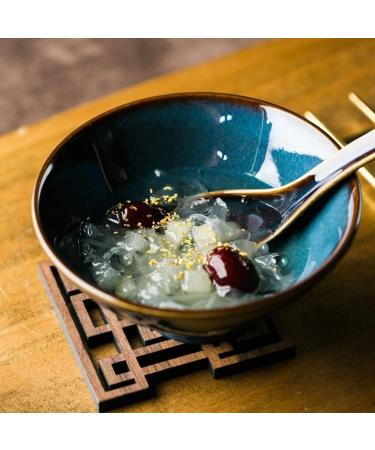 Bowl Snack Dip Bowls Dishware Vintage Ceramic Rice Bowl 6 inch Fruit Salad Bowl Creative Soup Bowl Blue Noodle Bowl Household Cereal Bowl Compatible with Kitchen Restaurant Gifts - Buy Online on GoSupps.com