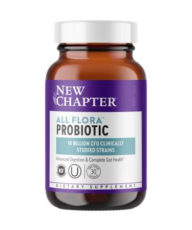 New Chapter All-Flora Probiotic  30 Vegan Capsules