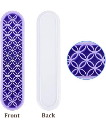 GORGECRAFT Silicone Makeup Brush Holder Organizer - Purple | Multipurpose Cosmetic Storage Box for Sewing Craft Tools - Buy Online on GoSupps.com