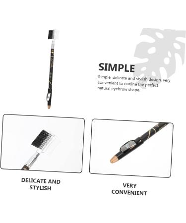Beavorty 24 Pcs Two-in-one Eyebrow Pencil Eyebrow Pen Eyelash Tool Portable Eyebrow Pencils Woman - Buy Online on GoSupps.com