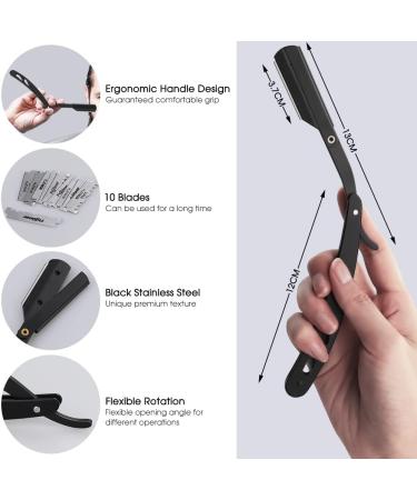 14-in-1 Razor Set for Men | Beard Shears Scissors Bibs & More - Precision Grooming Kit for Wet Shaving & Beard Care - Buy Online on GoSupps.com