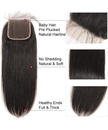 4x4 Closure Body Wave Human Hair Closure 4x4 Lace Closure Top Swiss Lace Closure 4x4 Body Wave Closure 100% Unprocessed Virgin Hair Lace Closure Brazilian Remy Hair 10 inch - Buy Online on GoSupps.com