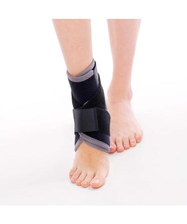 Ikido Ankle Support Brace - Adjustable Compression Wrap for Men & Women | One Size Fits All Ankle Protector for Maximum Support - Buy Online on GoSupps.com