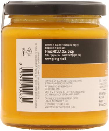 Italian Gourmet E.R. Grangusto Yellow Pumpkin Cream Pack of 6 jars of yellow pumpkin and vegetable cream from Italy. Ideal for preparing risottos and pasta dishes. 280g jar + Italian Gourmet Polpa di Pomodoro 400g can - Buy Online on GoSupps.com