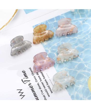 12PCS Small Sequin Claw Hair Clips for Women & Girls - Thin Hair Styling Accessories - Buy Online on GoSupps.com