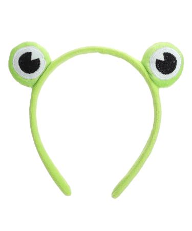 Cute Frog Headband Spa Headband for Girls and Women - Green Frog Eye Makeup Headband - Buy Online on GoSupps.com