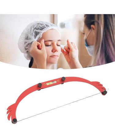Eyebrow Mapping Tool Simple Adjustable Eyebrow Ruler Set Foldable for Salon (Red) - Buy Online on GoSupps.com