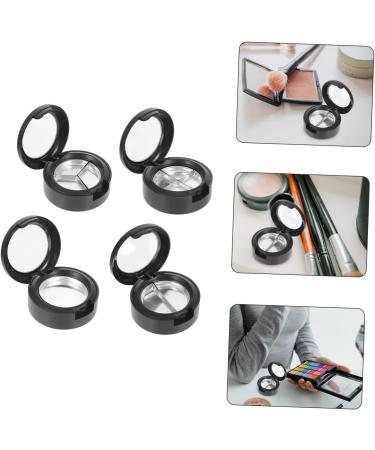 BIUDECO 8 Pcs Eye Shadow Box Cosmetic Cases for Traveling Makeup Blush Makeup Eyeshadow Black Plastic - Buy Online on GoSupps.com