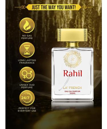 DJ Oud Perfume for Men & Women 100ml Eau De Parfum with Premium Luxury Arabic & French Fragrance Notes with Oud Vanilla Musk Incense Sandalwood Amber Woody Fragrance Scent Long Lasting - Buy Online on GoSupps.com