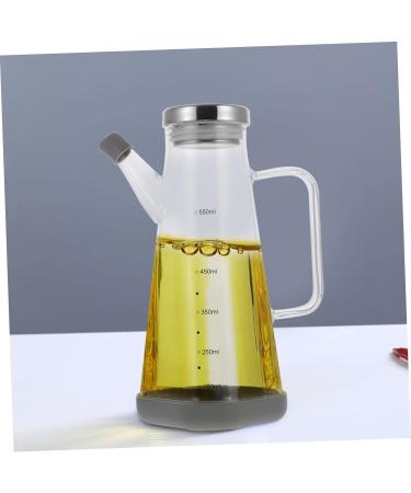 Milisten 1pc Oil Can Oil Condiment Container Liquid Containers Glass Sauce Bottle Cooking Oil Cruet Glass Sauce Containers Empty Home Oil Tank High Borosilicate Glass - Buy Online on GoSupps.com