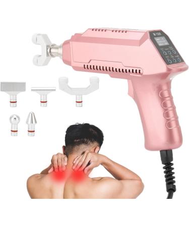 Electrical Chiropractic Massage Device - 30 Strength Levels 6 Rose Gold Massage Heads Chiropractor-Recommended Adjustment Tool - Buy Online on GoSupps.com