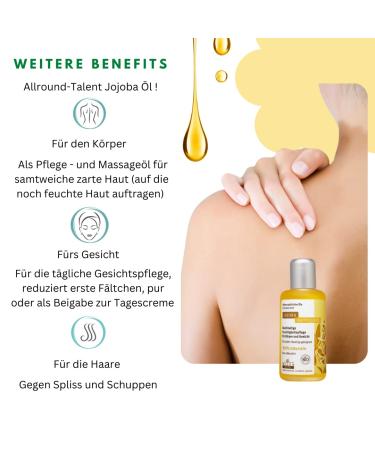 Buy Wilco Natur Organic Jojoba Oil 100ml - 100% Pure & Natural Vegan Cosmetics - International Shipping Available - Buy Online on GoSupps.com