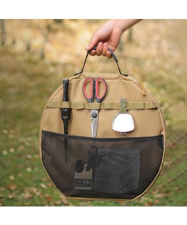 Kcvzitrds Portable Grill Pan Storage Bag Camping Cast Iron Saucepan Carry Bag Picnic Kitchen Utensils Frying Pan Baking Pan - Buy Online on GoSupps.com
