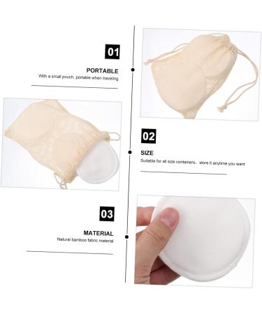 minkissy 1 Set Cleansing Pad Makeup Cleaning Mat Cotton Pads for Face Cotton Makeup Remover Pads Make up Pads Bamboo Cotton Pad Reusable Facial Clean Puff Facial Clean Pads - Buy Online on GoSupps.com