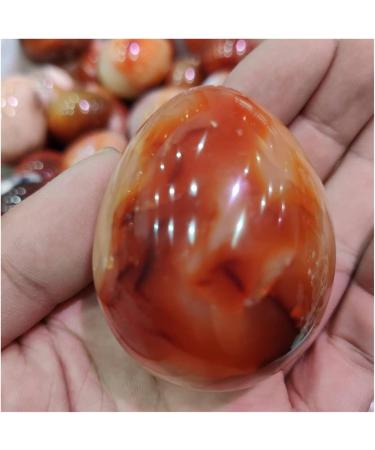 Crystal 1pc Stones 45mm Carnelian Agate Stones Orange Red Natural Sparkling Crystal Stone - Buy Online on GoSupps.com