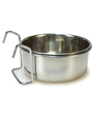 Arquivet food bowl or stainless steel drinking steel for birds with hooks - food bowl for birds - food dispenser for birds - feed container for birds - 150 ml - Buy Online on GoSupps.com