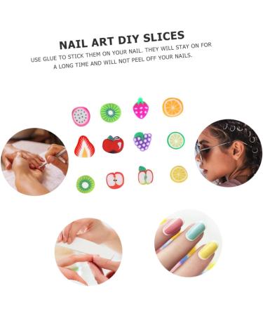 DOITOOL 4800 Pcs 12 Fruit Sliced nail Art Accessories Resin Flatback Beads Nail Fruit Slice Flower Nail Decals Nail Art Decorations Makeup Tools Nails Decoration Scrapbook Flowers - Buy Online on GoSupps.com