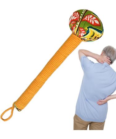 Handmade Mugwort Massage Hammer with Tassel | Herbal Hand Massager Tool for Health Care & Relaxation - Buy Online on GoSupps.com