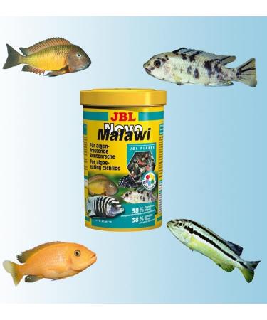 JBL NovoMalawi Complete Food for Algae-Eating Cichlids - 1L Flakes 160g Pack International Shipping Available - Buy Online on GoSupps.com