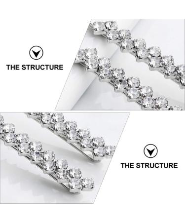 Beaupretty 4-Piece Rhinestone Bobby Pins Set - Wedding Hair Accessories for Women - Buy Online on GoSupps.com