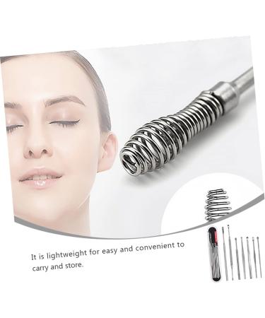 7-Piece Stainless Steel Ear Cleaning Tools Set - Ear Care Kit for Gentle Ear Cleaning and Nursing - Buy Online on GoSupps.com