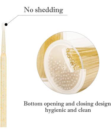 G2PLUS 400PCS Crystal Gold Disposable Micro Applicators for Eyelash Extensions - Perfect for Crafting - Buy Online on GoSupps.com