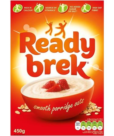 Breakfast Oats Bundle with Ready Brek Original Smooth Porridge Oats 450g (2 Pack) - Buy Online on GoSupps.com