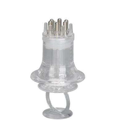 DAUZ Scalp Oil Applicator Comb - Portable Silicone Tool for Even Hair Growth Oil Application - Transparent White - Buy Online on GoSupps.com