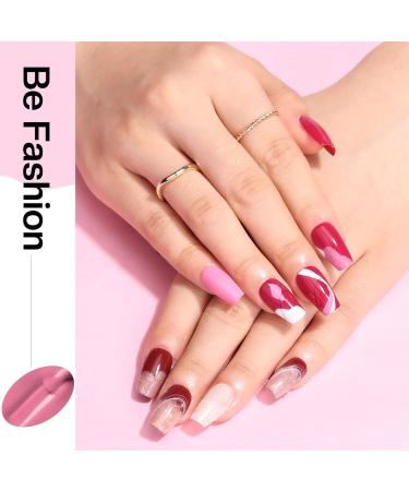 Morovan Fingernail Nail Polish Set: Pink Air Dry 15 Colors 7ml Nude Bulk Nail Polish Non Gel Regular Nail Polish Kit Finger Nail Polish Set Gift for Women Mystic Garden - Buy Online on GoSupps.com