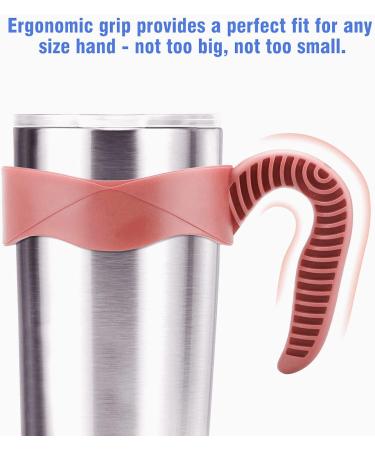 Handle for YETl Cup 20oz 30oz Tumbler Handle Lightweight Dishwasher Safe for Travel and Outdoor Activities Great for Arthritis Diabetes Fits Most Tumblers () Pink - Buy Online on GoSupps.com